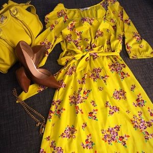 Floral print dress